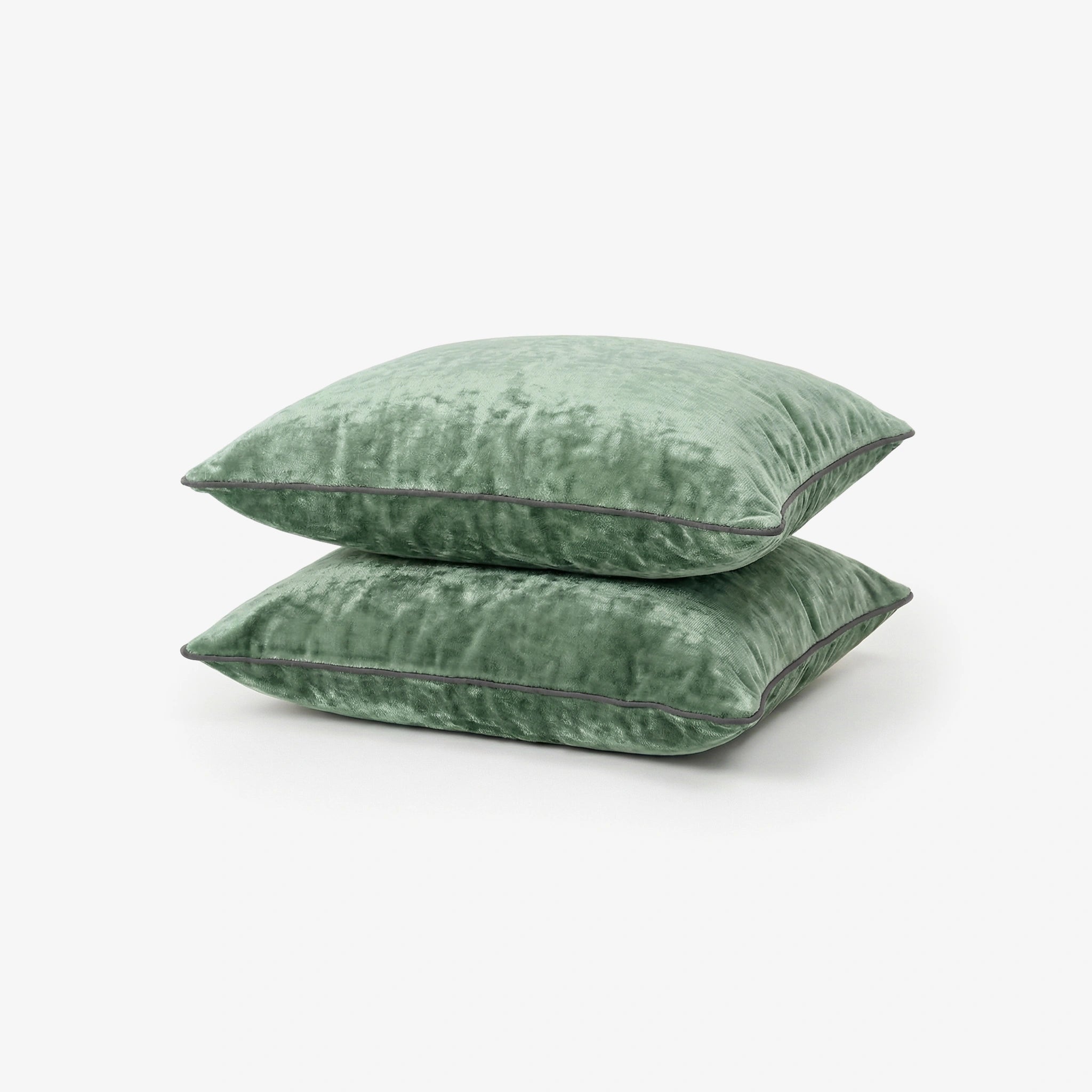 AC Blanket Cushion Covers-Set of 2 - Eucalyptus