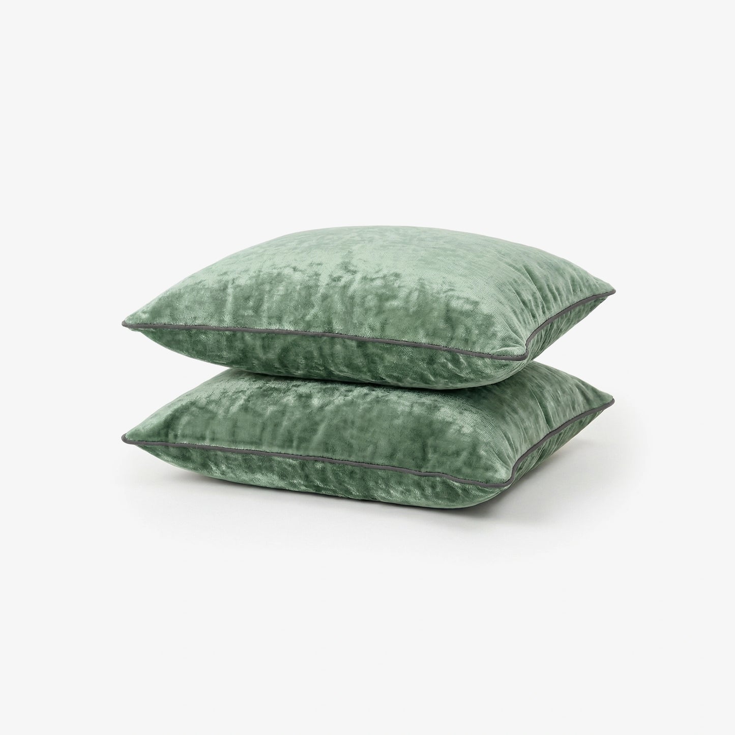 AC Blanket Cushion Covers-Set of 2 - Eucalyptus