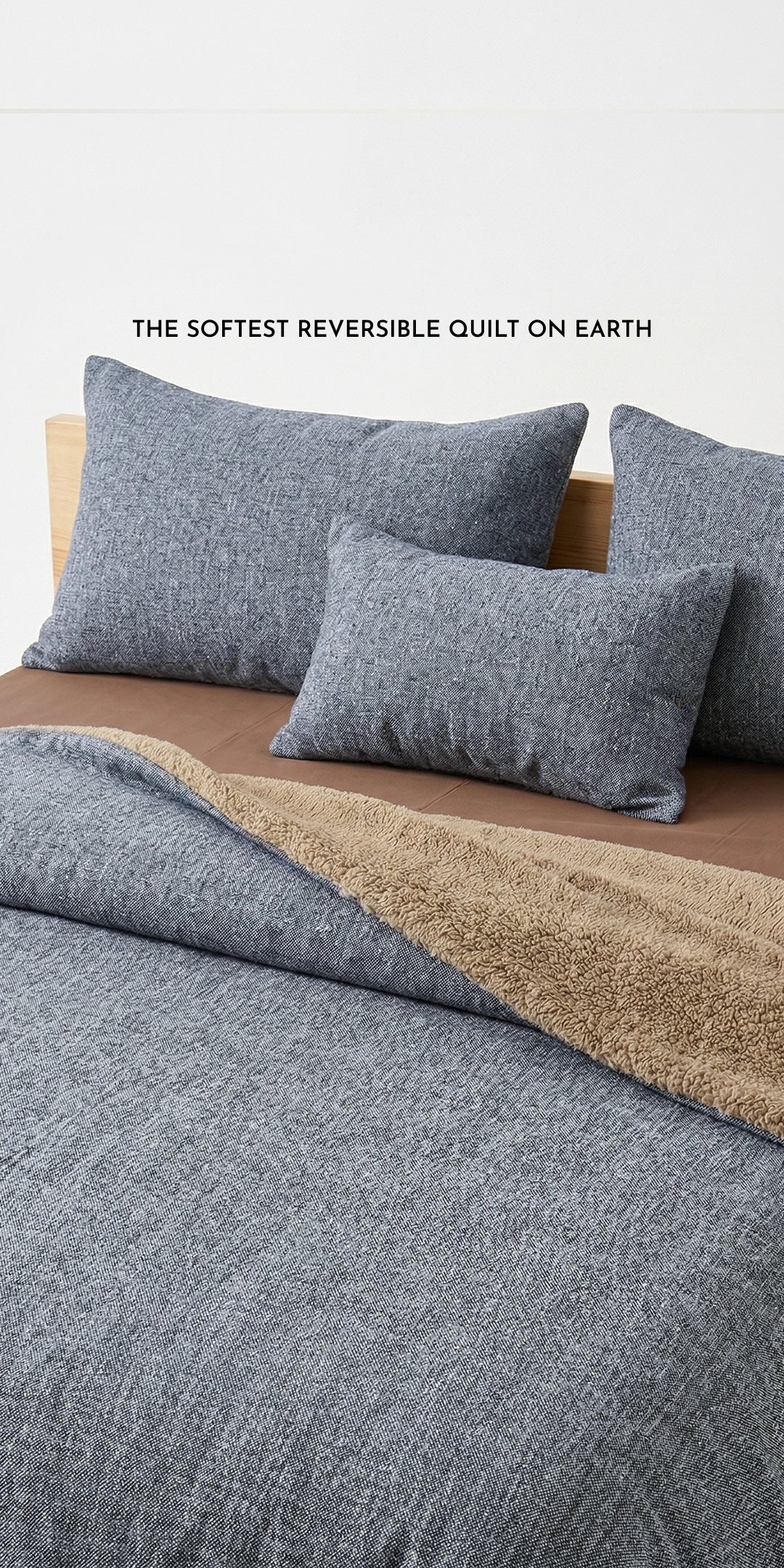 Zarf California King Size Reversible Quilt  With 2 pillowcases and 1 Breakfast Cushion cover - Fleck