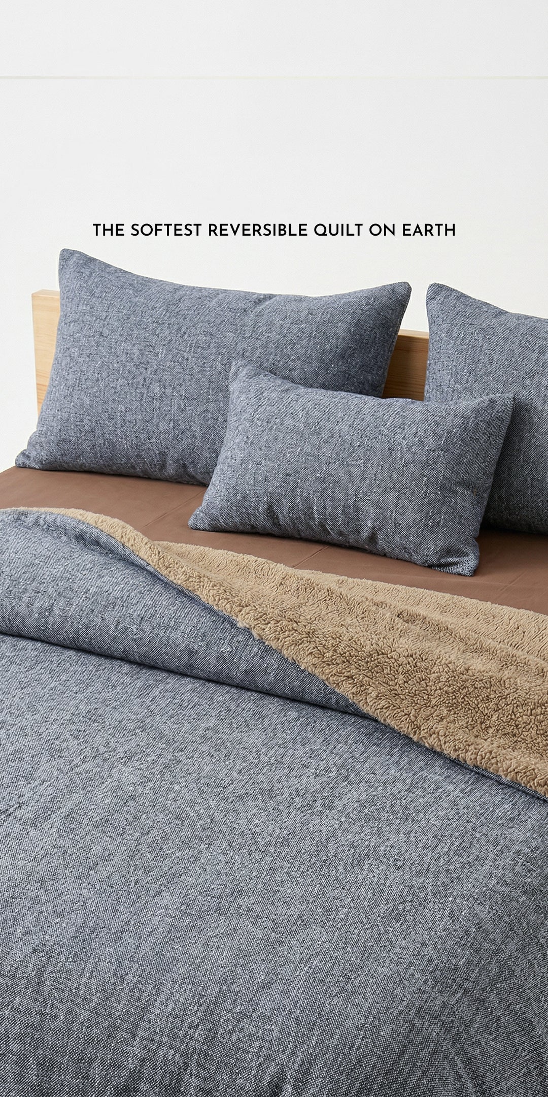 ZARF Reversible Baby Size Quilt With 1 Pillowcase - Fleck