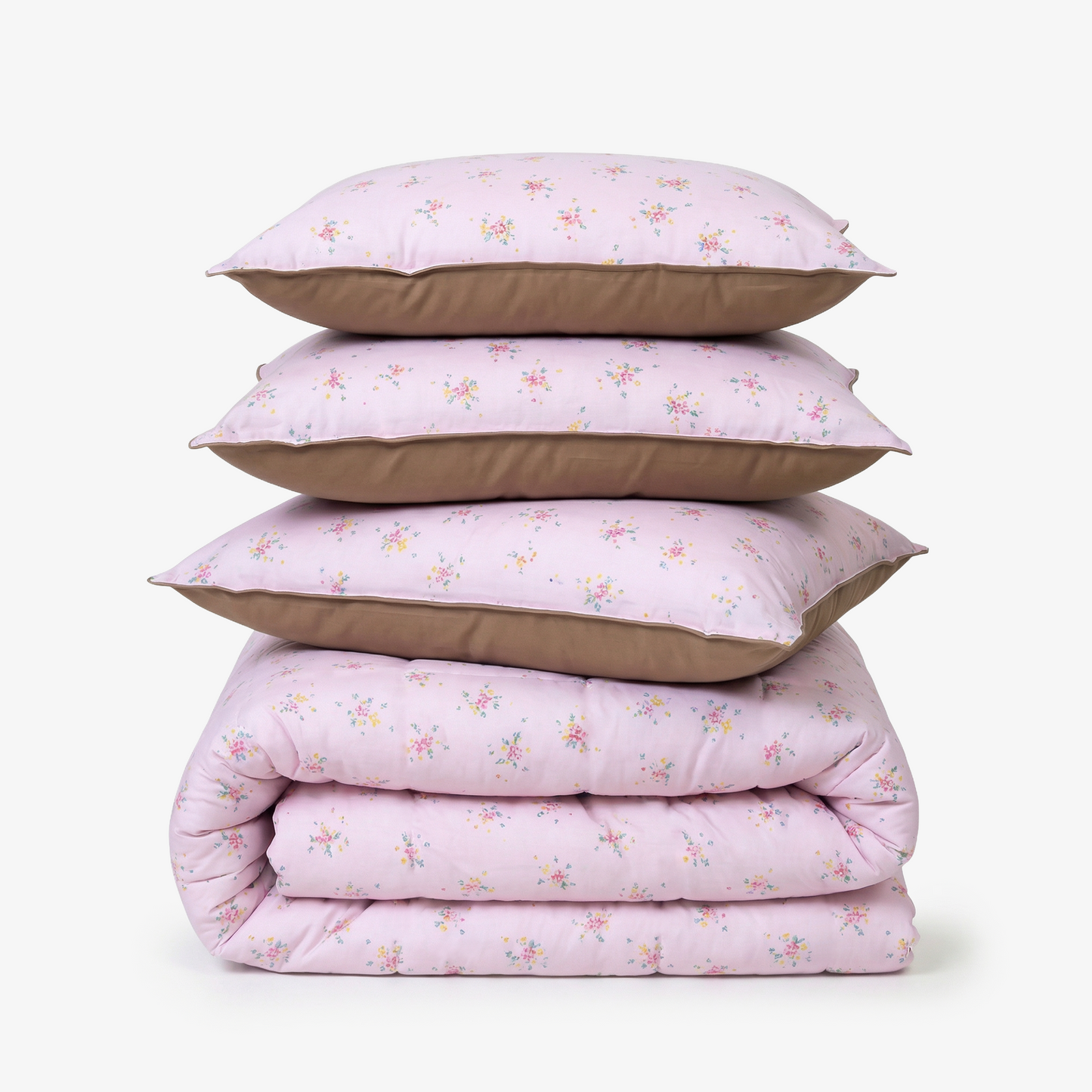 Zarf Linen Blend Bedding Set Of 9 For Single Size Bed - Florinex