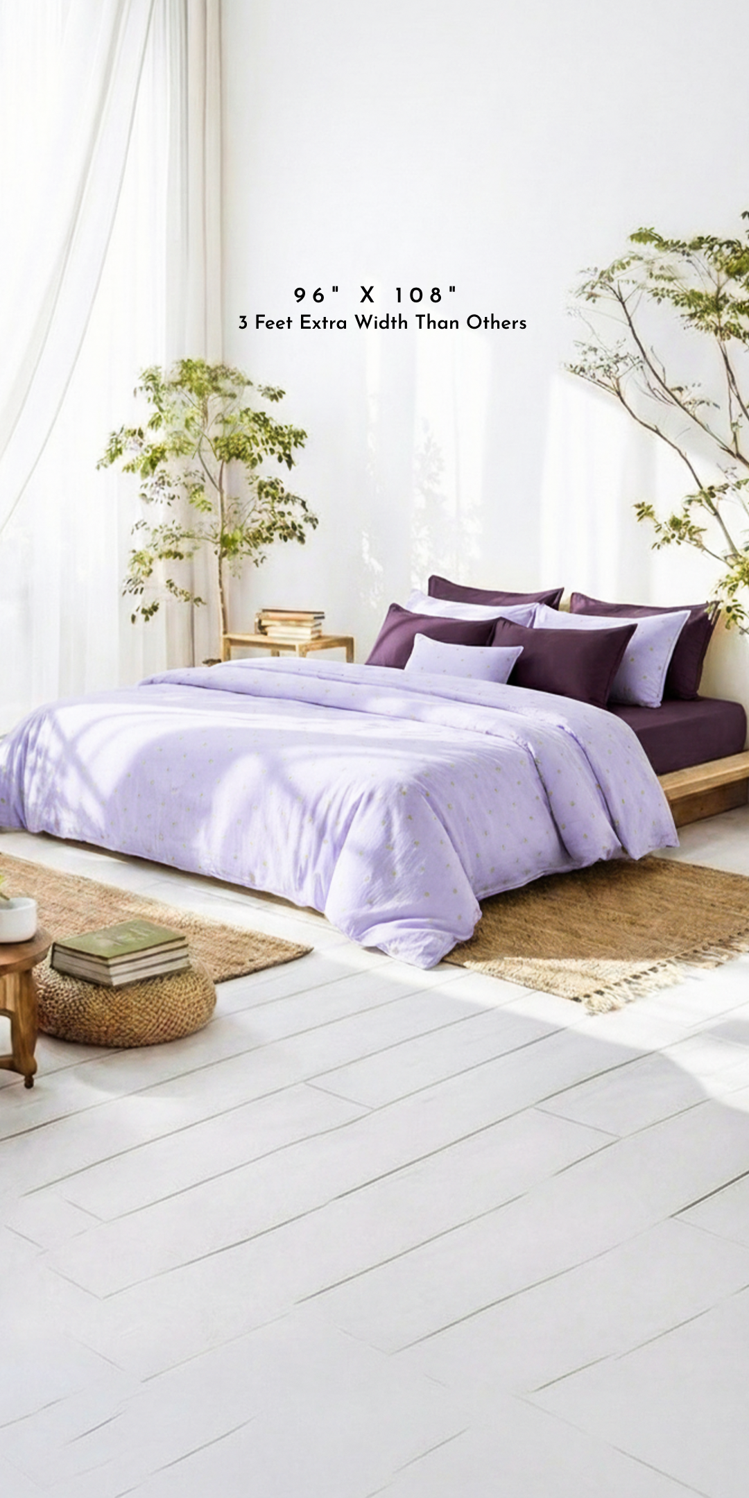 Zarf Linen Blend Bedding Set Of 9 - Reve