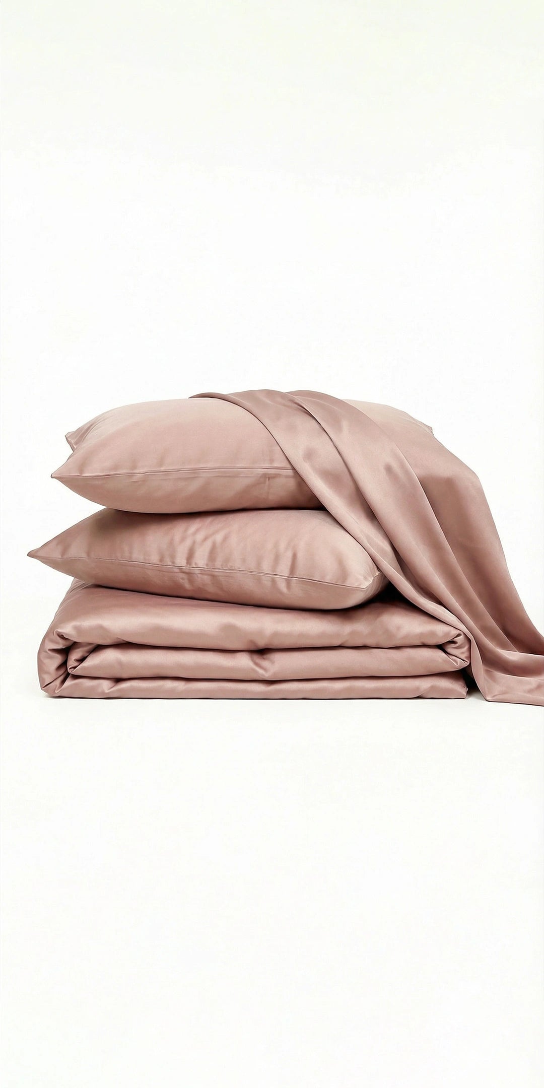 ZARF Italian Staple Weave Bedsheet With 2 Designer Pillow Cases, 2 Solid Pillowcases & 2 Cushion Covers - Dahlia