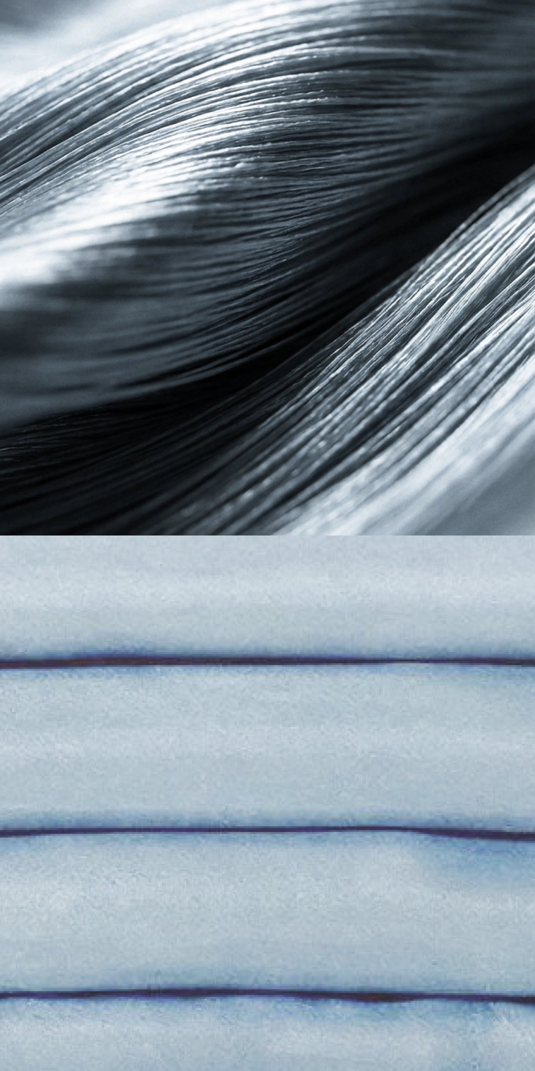 ZARF Italian Staple Weave Bedsheet With 2 Designer Pillow Cases, 2 Solid Pillowcases & 2 Cushion Covers - Skyline