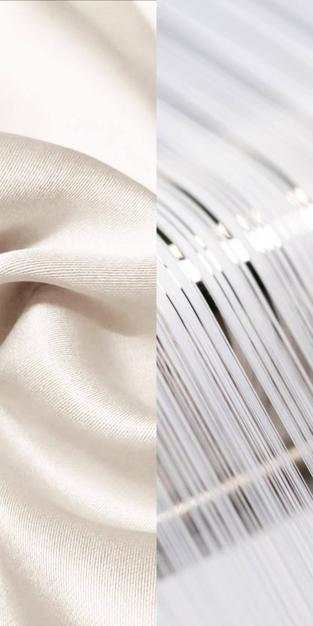 ZARF Italian Staple Weave Bedsheet With 2 Designer Pillow Cases, 2 Solid Pillowcases & 2 Cushion Covers - Porcelain