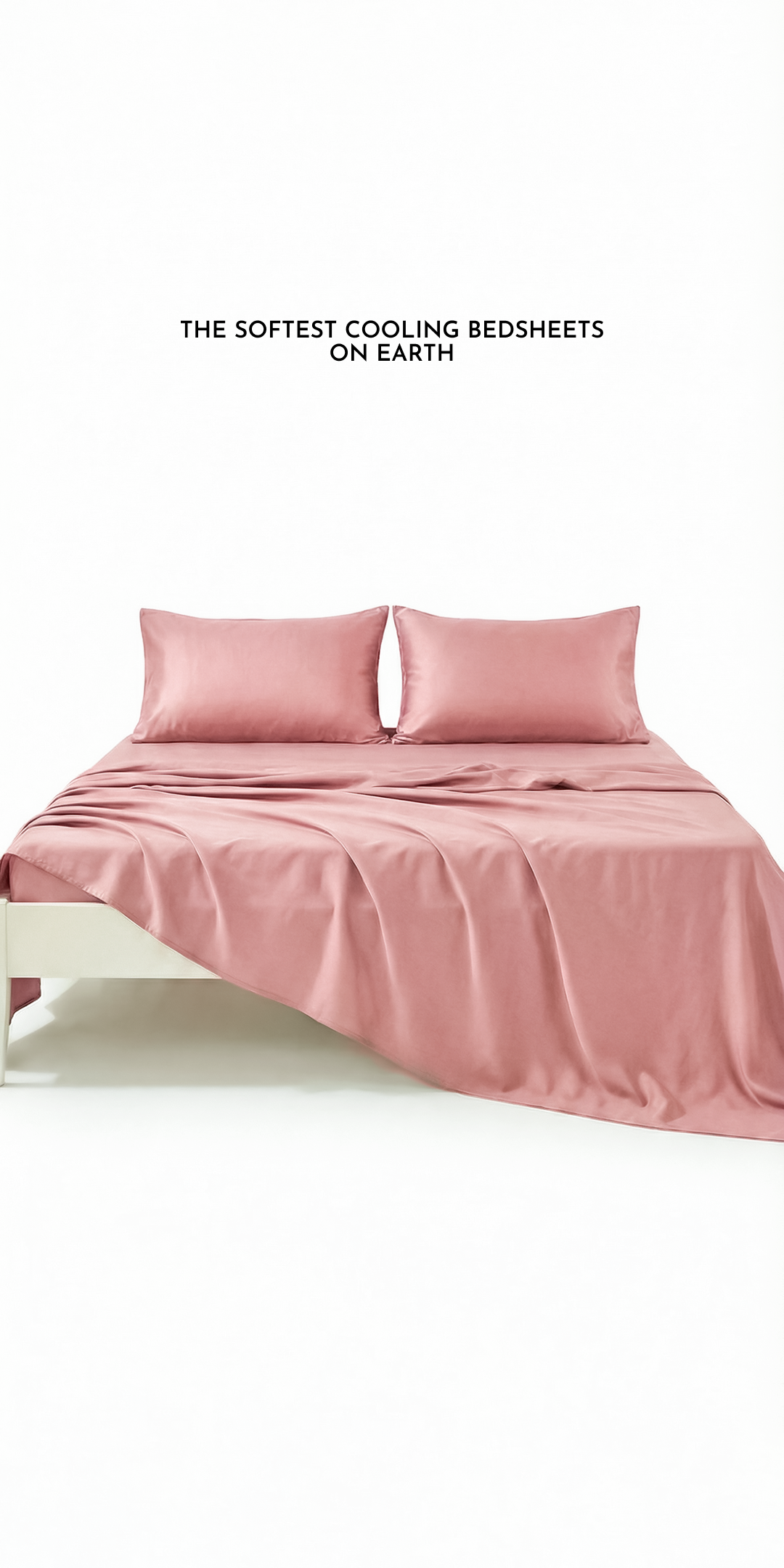 ZARF Italian Staple Weave Bedsheet For Single Size Bed With 2 Solid Pillowcases - Orchid