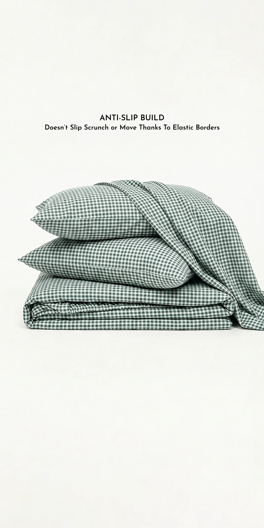 ZERIES EGYPTIAN COTTON FITTED BEDSHEET WITH 2 PILLOW CASES - Greengrid