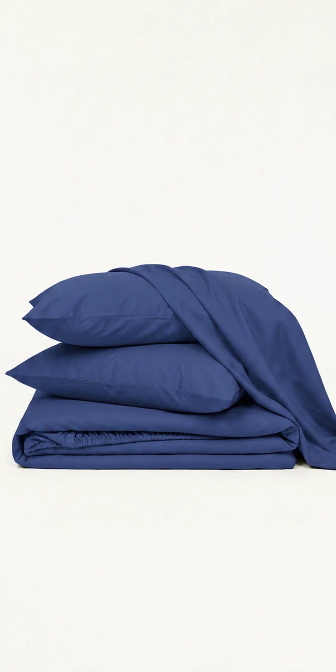 ZARF Italian Weave Fitted Bedsheet - Indigo