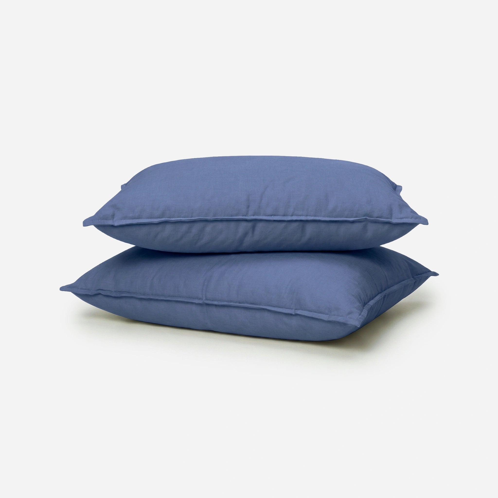 Italian Weave Pillow Covers- Set Of 2 - Indigo