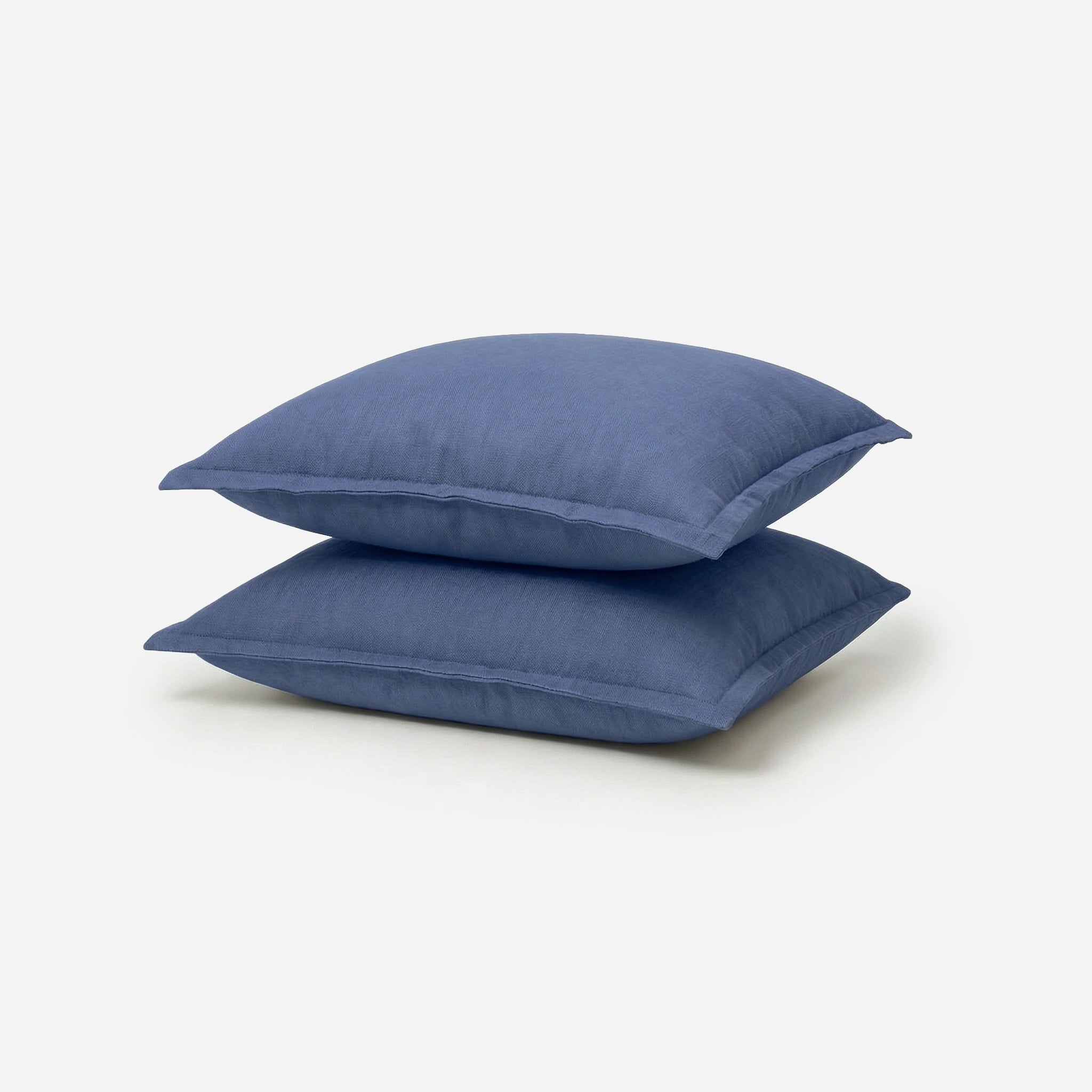 Italian Weave Cushion Covers- Set Of 2 - Indigo
