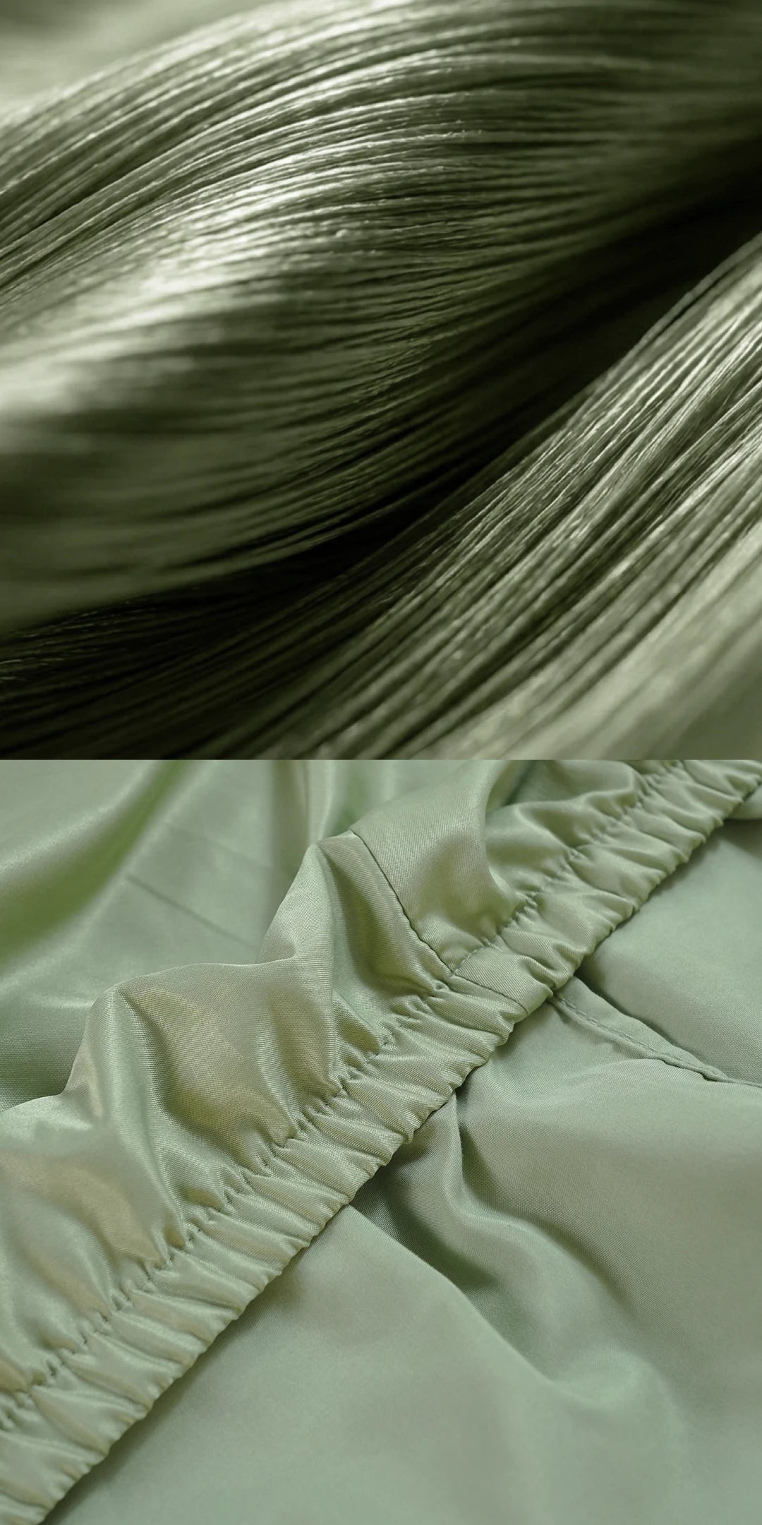 ZARF Italian Weave Fitted Bedsheet - Pine