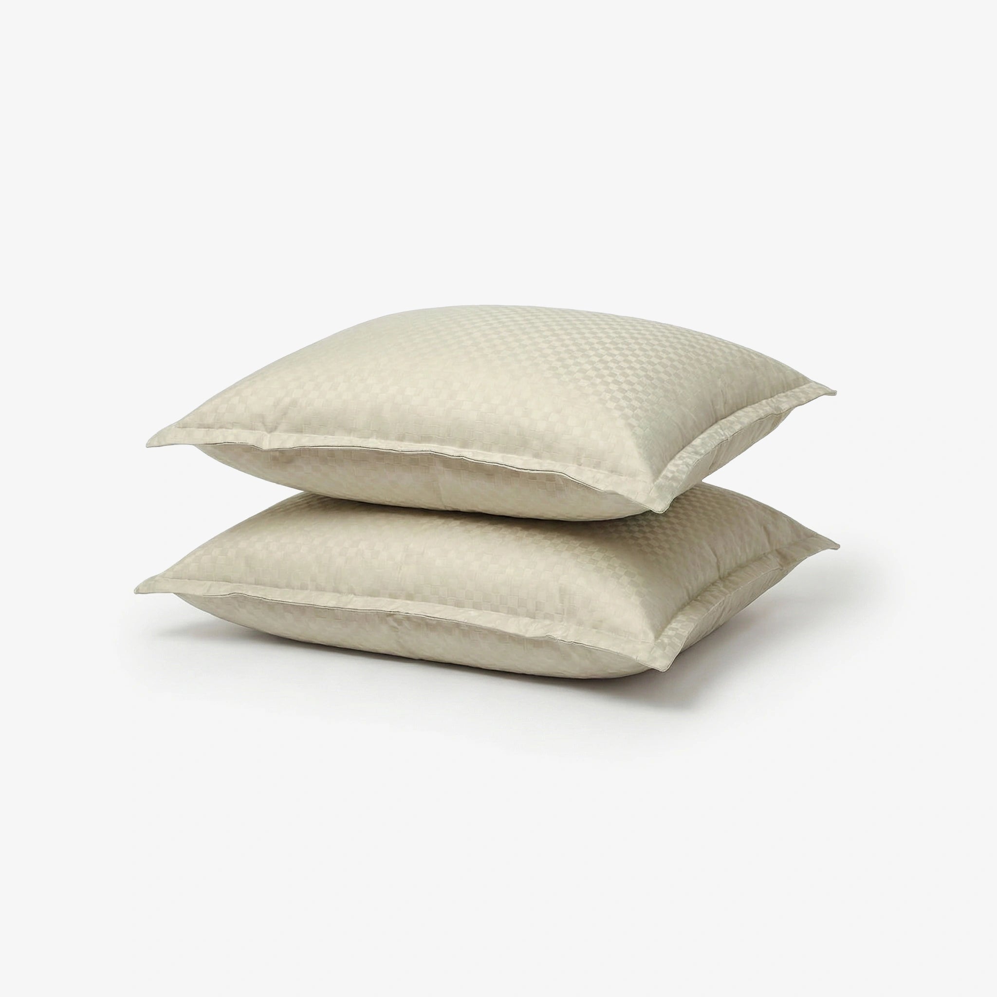 Egyptian Cotton Cushion Covers- Set Of 2 - Ivory