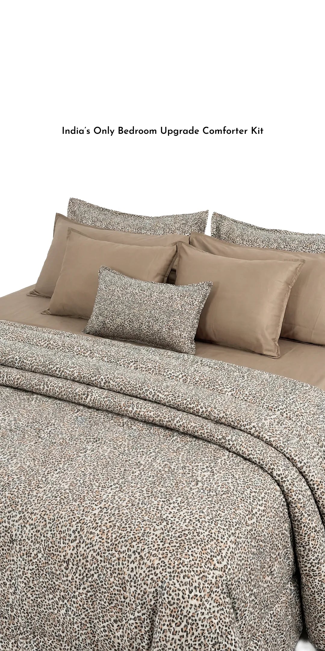 Zarf Linen Blend Bedding Set Of 9 - Leorix