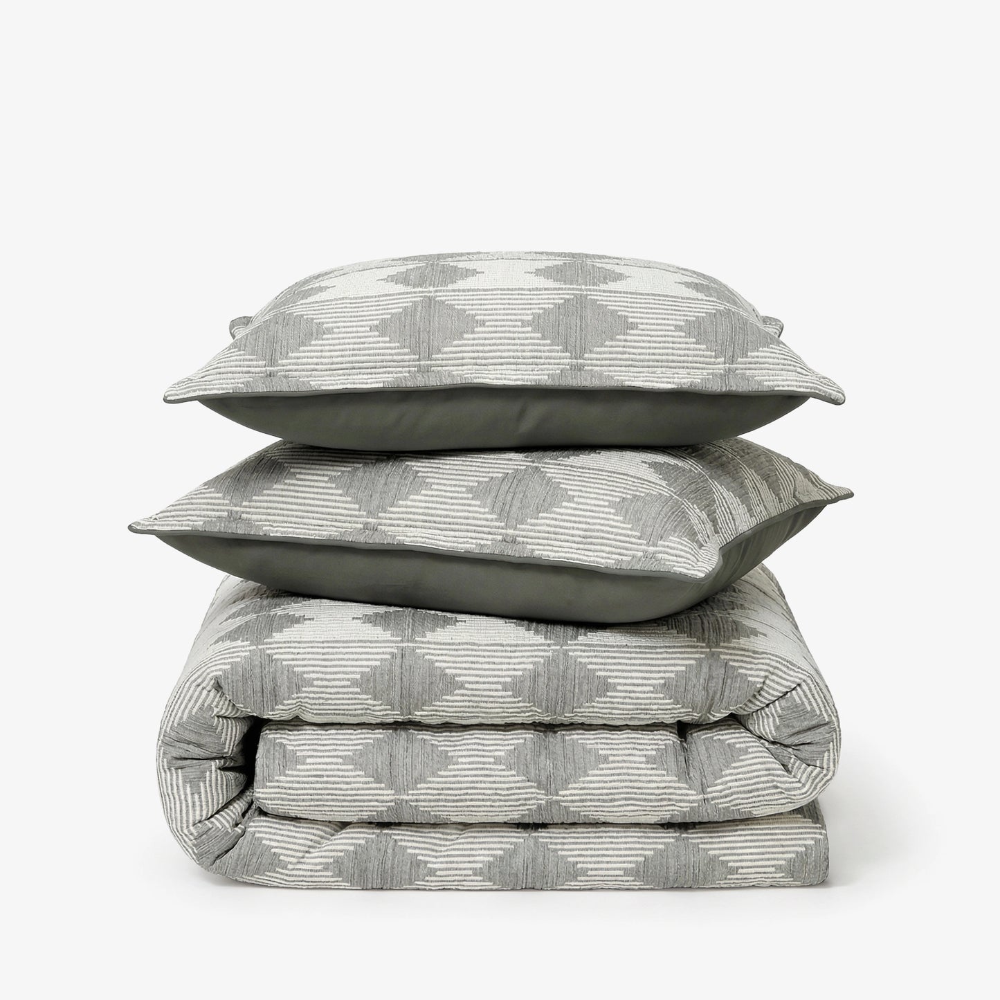 Zarf Plush Cotton AC Blanket For Single Size Bed With 2 Pillow Cases - Lunar Dust