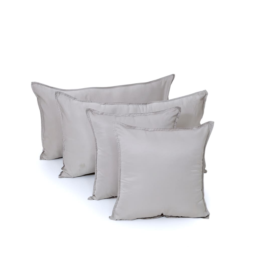 Zarf Linen Blend Bedding Set Of 9 - Twilight