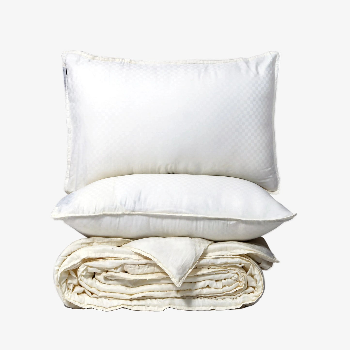 Zarf Egyptian Cotton Bedding Set Of 6 - Ivory