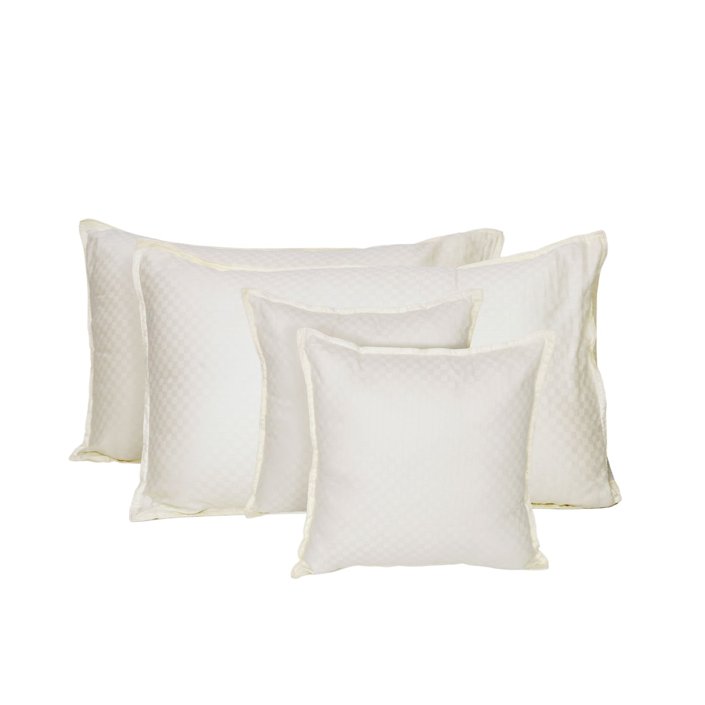 Egyptian Cotton Pillow Covers- Set Of 2 - Ivory