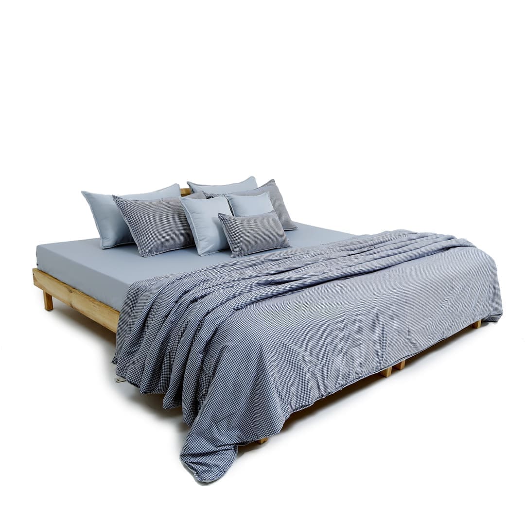 Zarf Linen Blend Bedding Set Of 9 - Cambridge