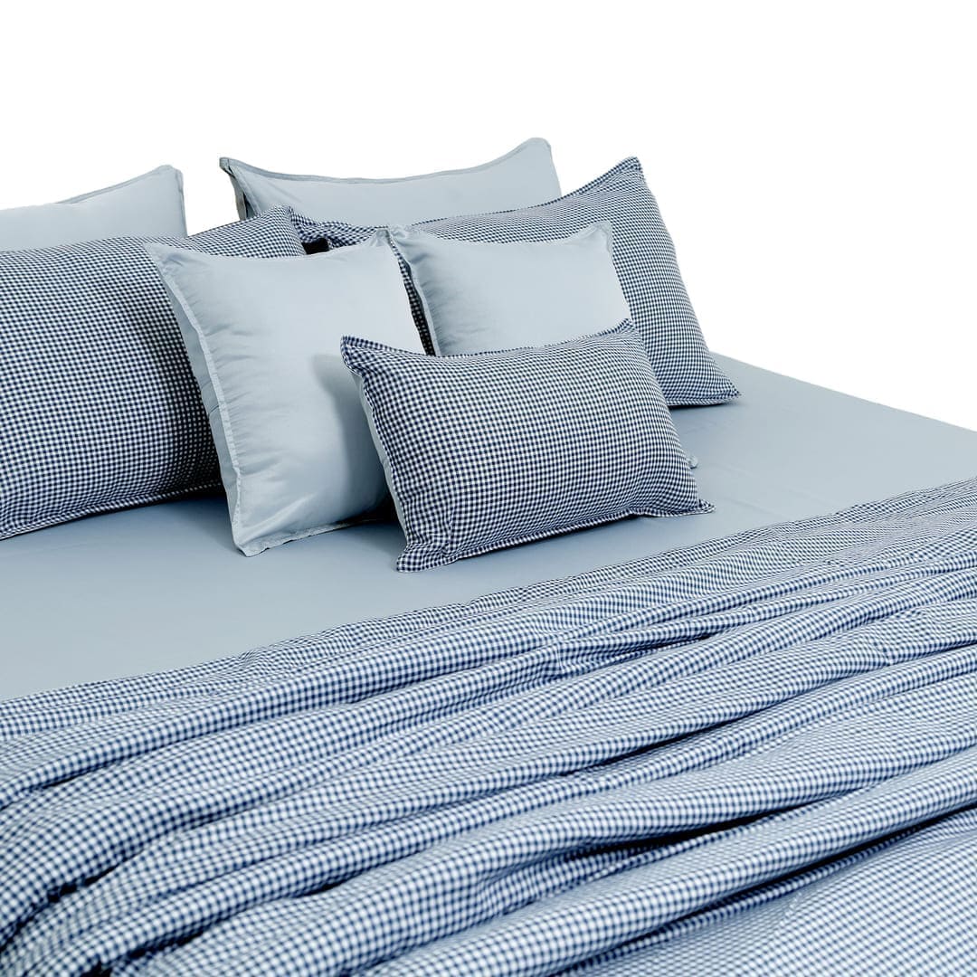 Zarf Linen Blend Bedding Set Of 9 - Cambridge