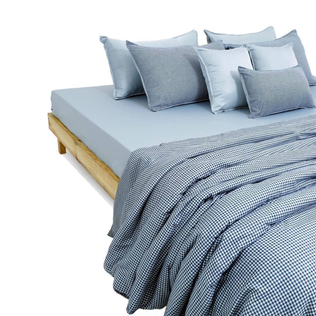 Zarf Linen Blend Bedding Set Of 9 - Cambridge
