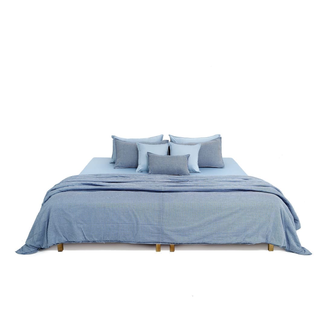 Zarf Linen Blend Bedding Set Of 9 - Cambridge