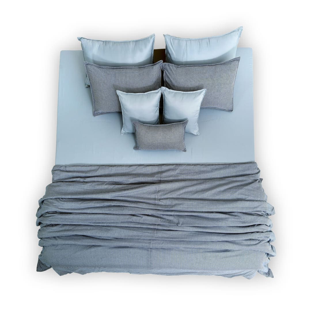 Zarf Linen Blend Bedding Set Of 9 - Cambridge