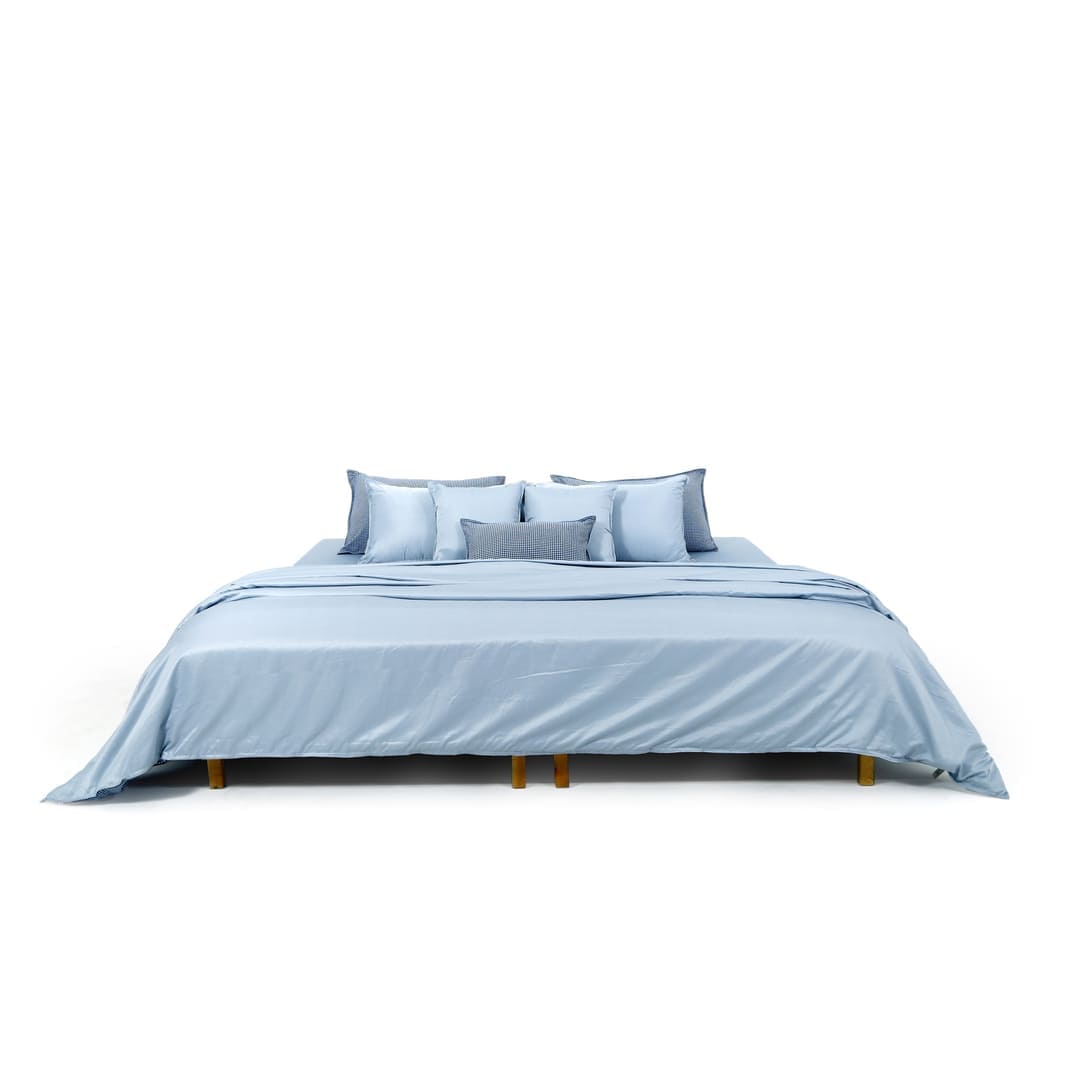Zarf Linen Blend Bedding Set Of 9 - Cambridge