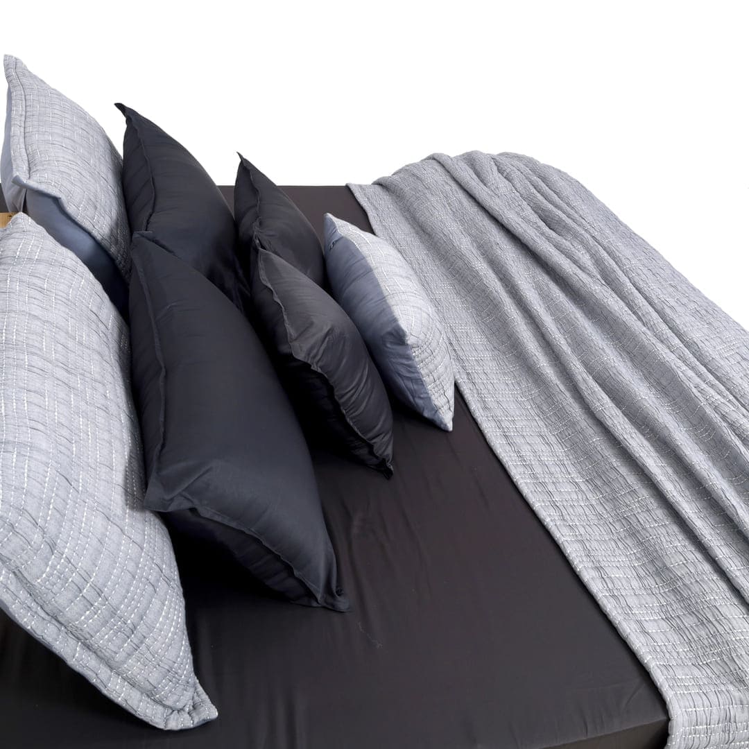 Zarf King Size Pure Cotton Cottage Blanket with 2 Pillowcases and 1 Cushion Cover - Dreamtide
