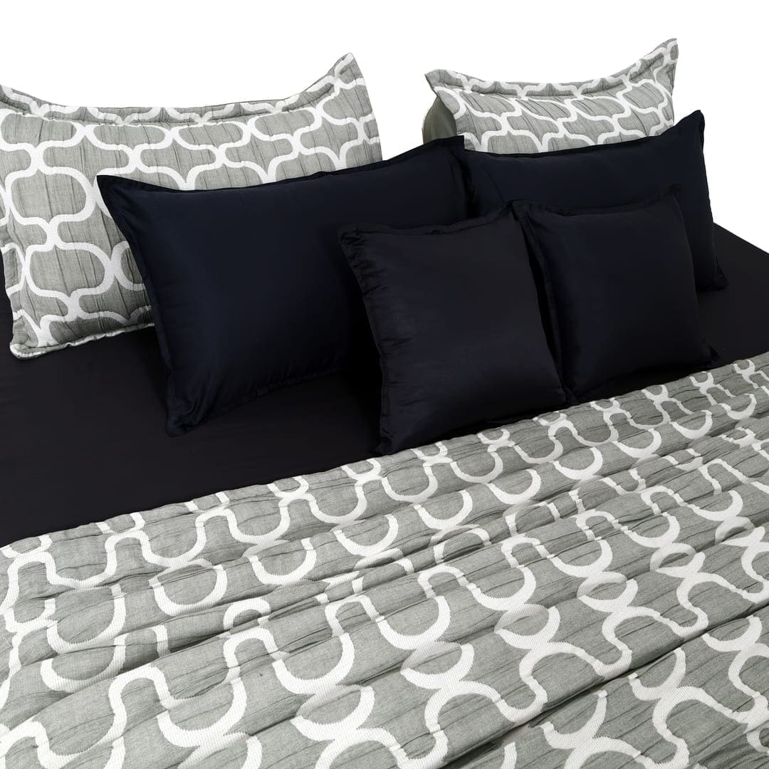 Zarf Plush Cotton AC Comforter For Single Size Bed With 2 Pillow Cases - Earthveil