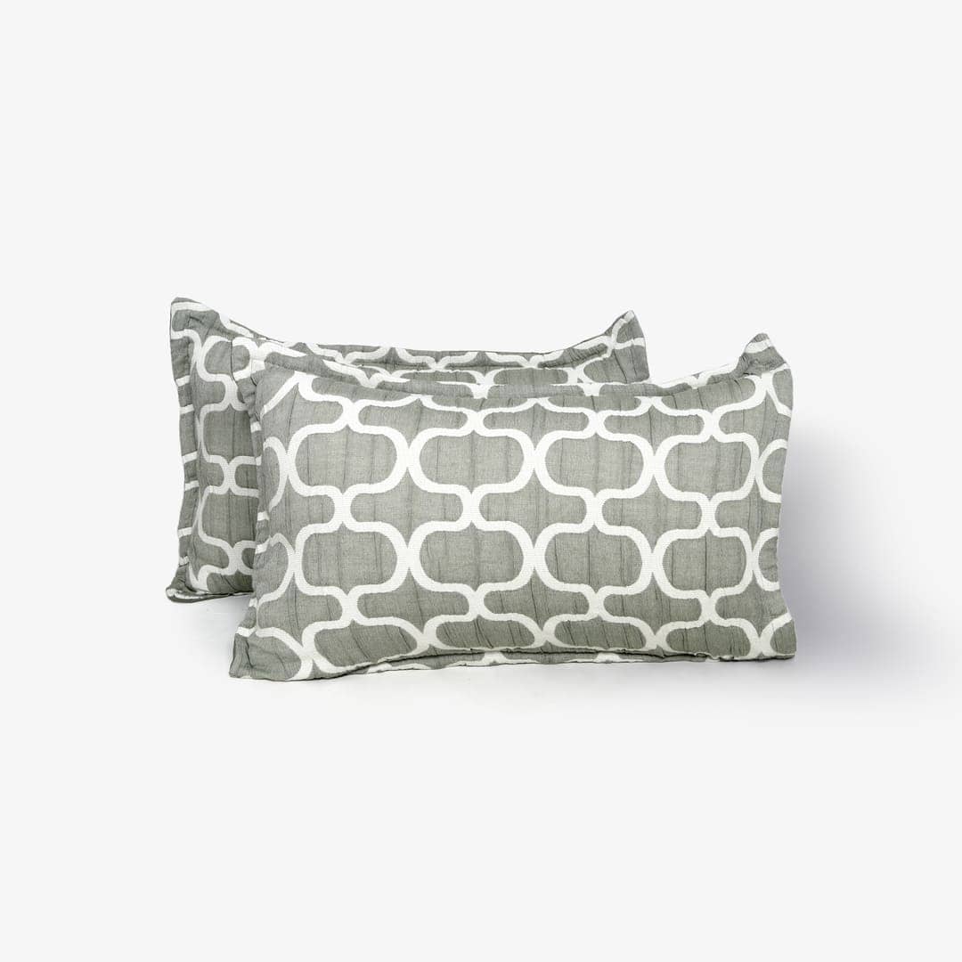Zarf Plush Cotton AC Comforter For Single Size Bed With 2 Pillow Cases - Earthveil