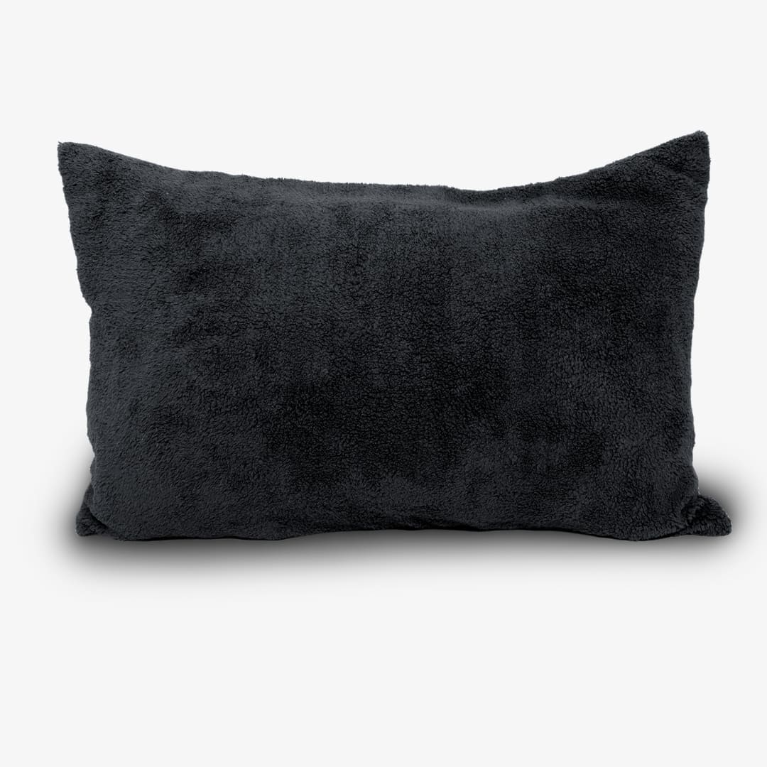 Faux Shearling Blanket - Midnight Sepia