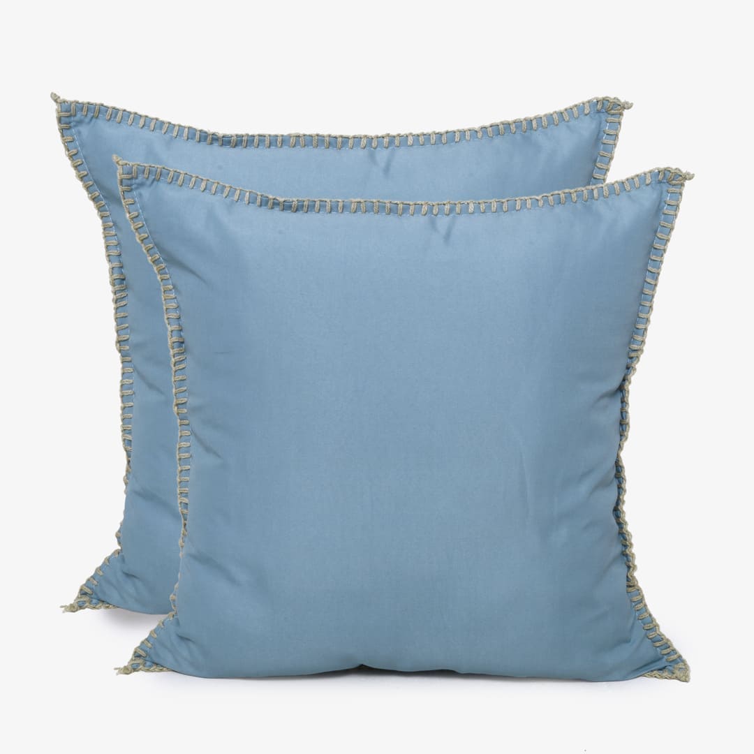 Zarf California King Size AC Comforters With 2 Pillow Cases & 2 Cushion Covers - Teal