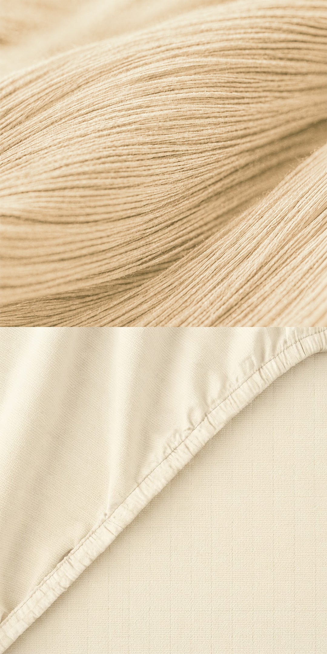 ZERIES PERCALE WEAVE EGYPTIAN COTTON FITTED BEDSHEET WITH 2 PILLOW CASES - Marfil