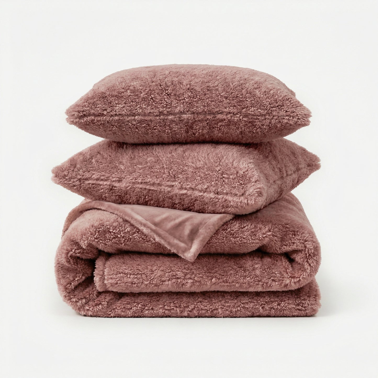 Zarf California King Size Reversible AC Blanket Cover With 2 Cushion Covers - Mellow Eclaire