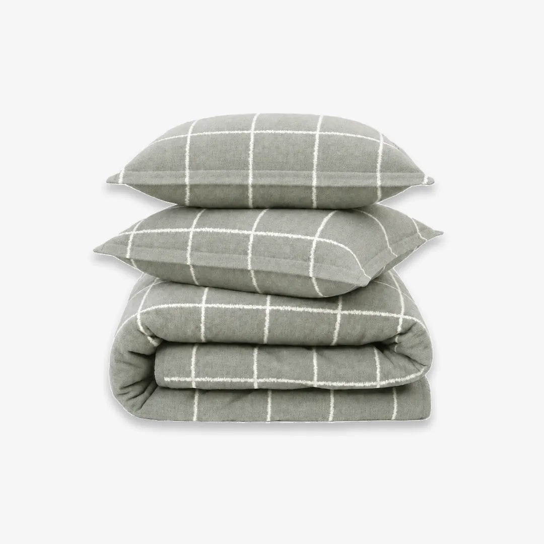 Zarf California King Size Plush Cotton AC Blanket With 2 Pillow Cases - Moonstone