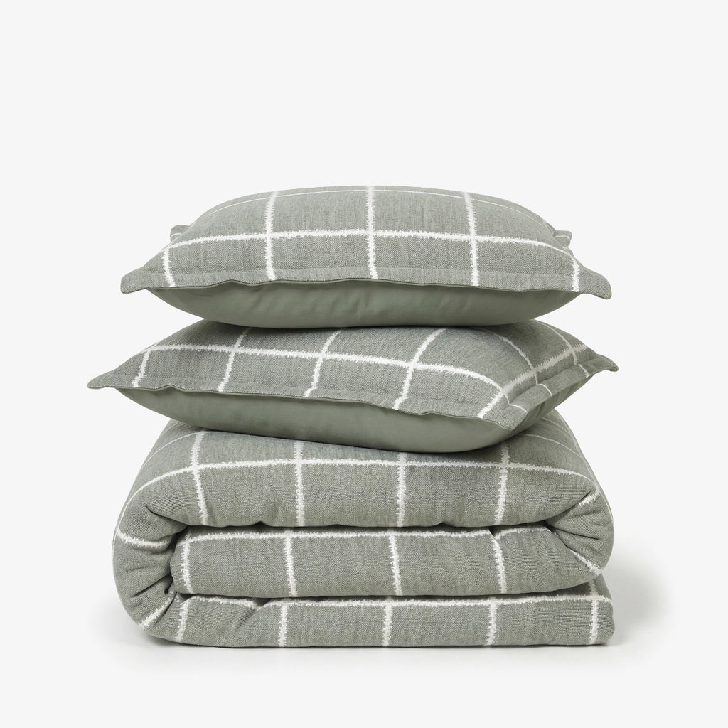 Zarf California King Size Plush Cotton AC Blanket With 2 Pillow Cases - Moonstone