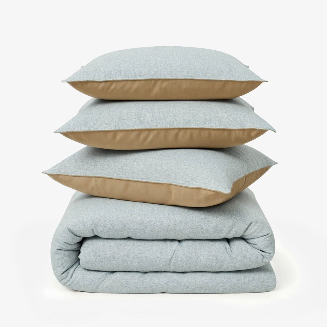 Zarf Reversible Quilt For Single Size Bed With 2 Pillow Covers and 1 Cushion Cover - Mynte