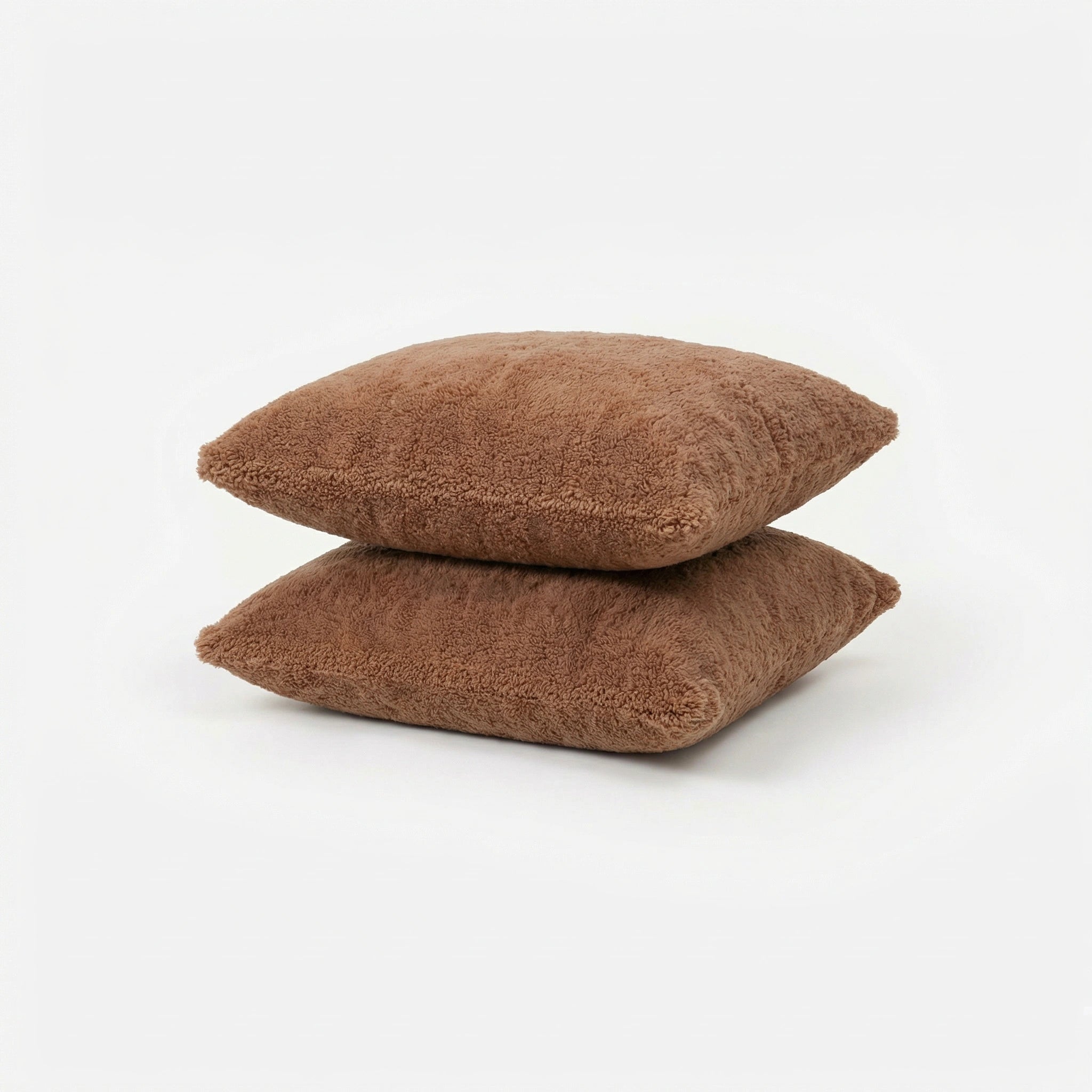 2 luxe Cushion Covers - Neutral Taupe