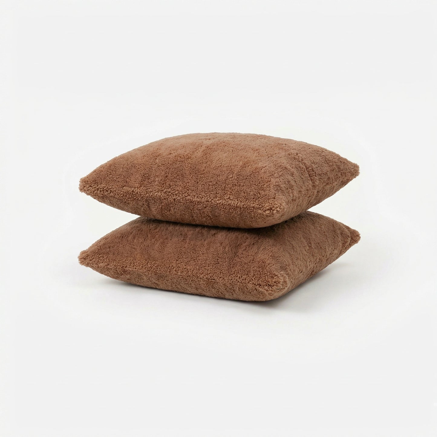 2 luxe Cushion Covers - Neutral Taupe