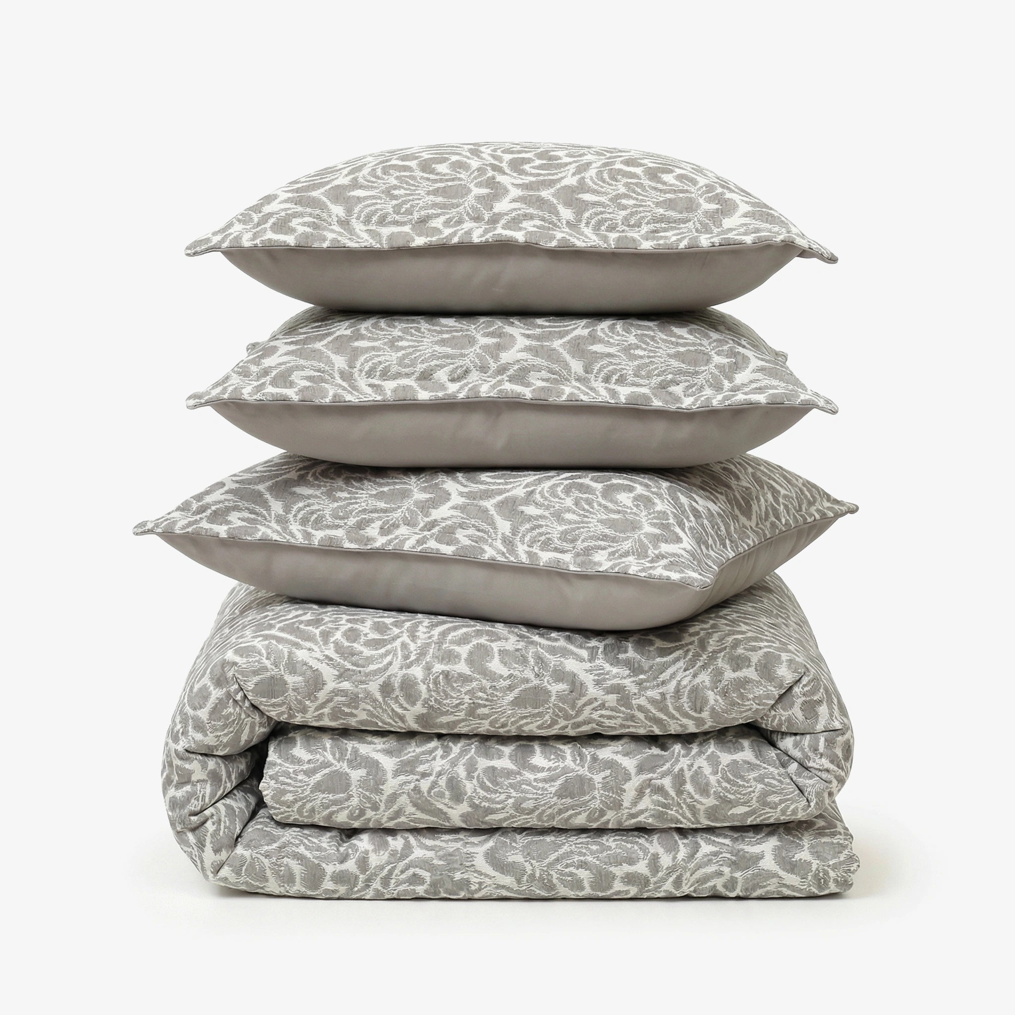 Zarf California King Size Plush Cotton AC Blanket With 2 Pillow Cases - Oatshade