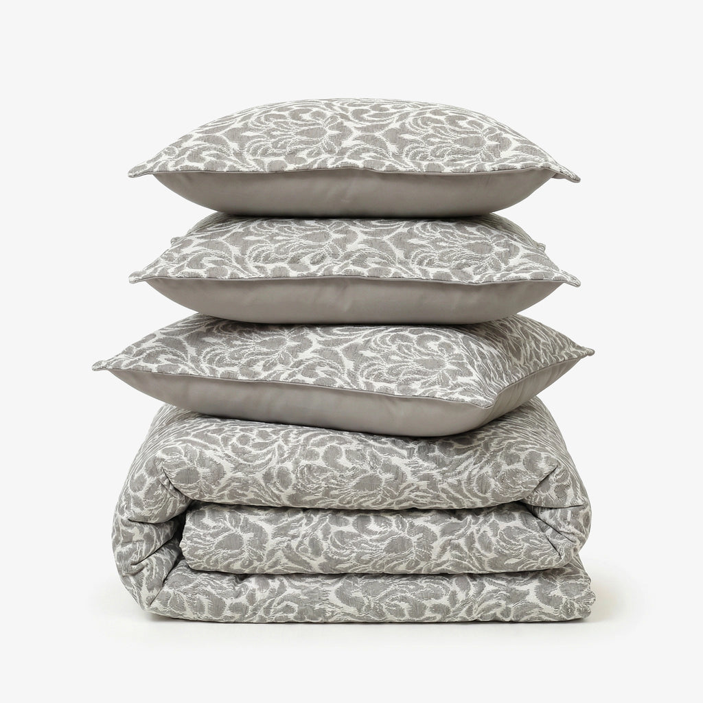 Zarf California King Size Plush Cotton AC Blanket With 2 Pillow Cases - Oatshade