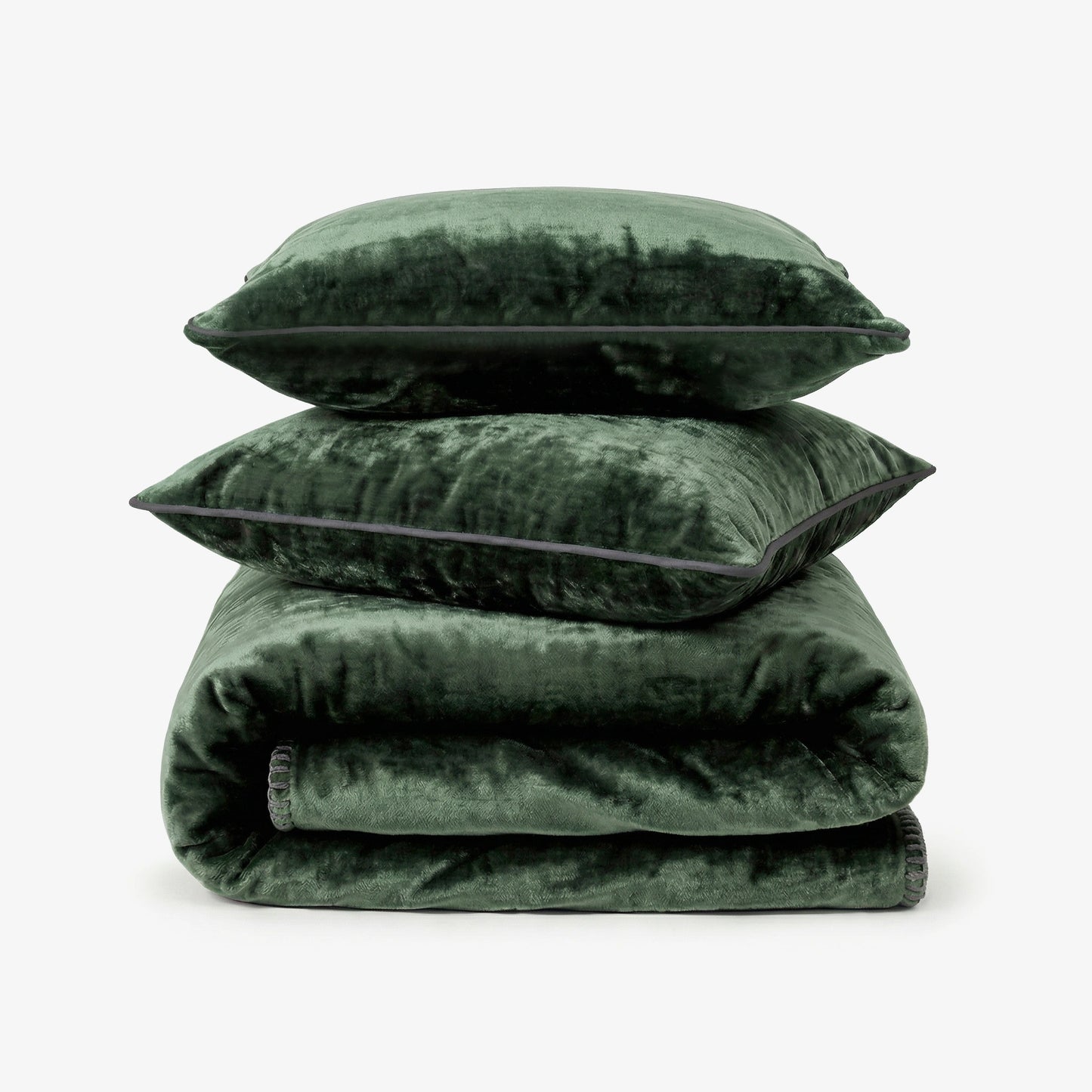 Zarf All-Season Premium Baby Size AC Blanket With One Pillow Cover & One Cushion Cover - Olive