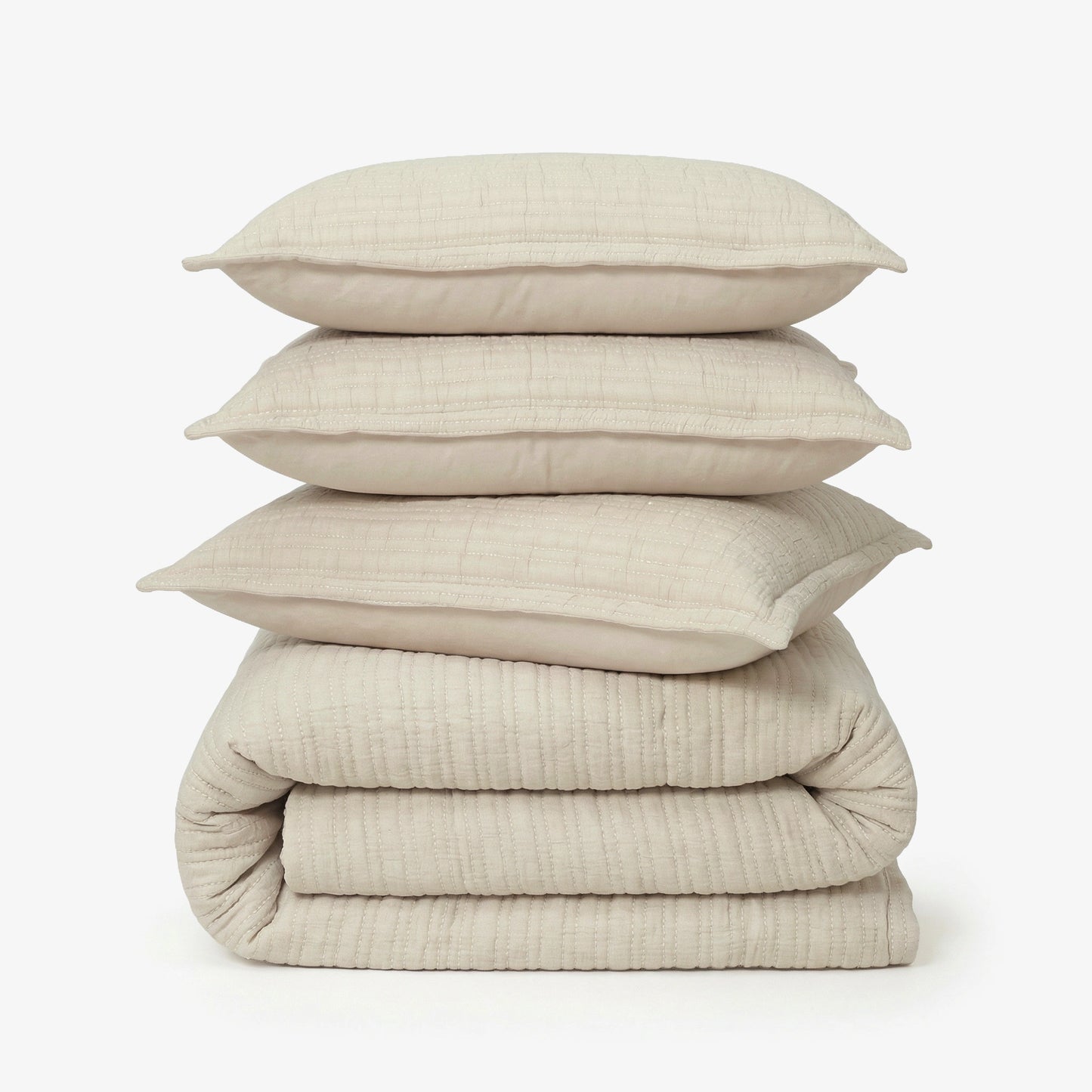 Zarf King Size Pure Cotton Cottage Blanket with 2 Pillowcases and 1 Cushion Cover - Opal Rose