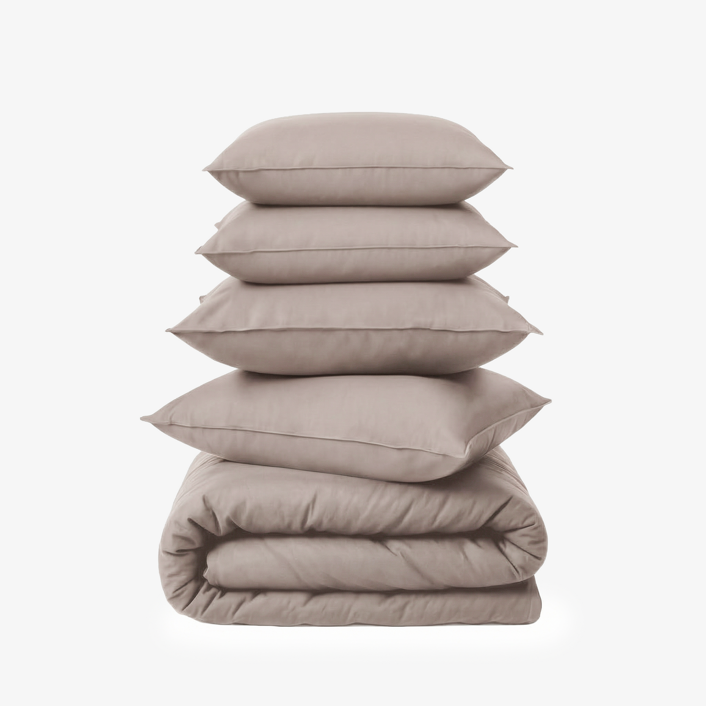 Zeries Baby Size Quilt With 1 Pillow Case & 1 Cushion Cover - Pebble