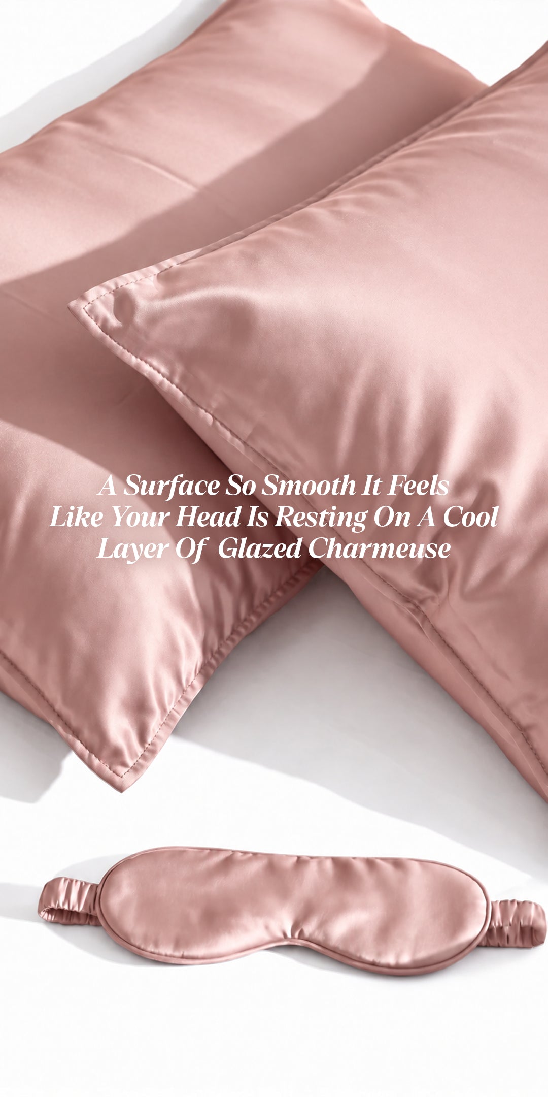 Zarf Glazed Charmeuse Satin Acne-Reducing Pillow Cover - Orchid