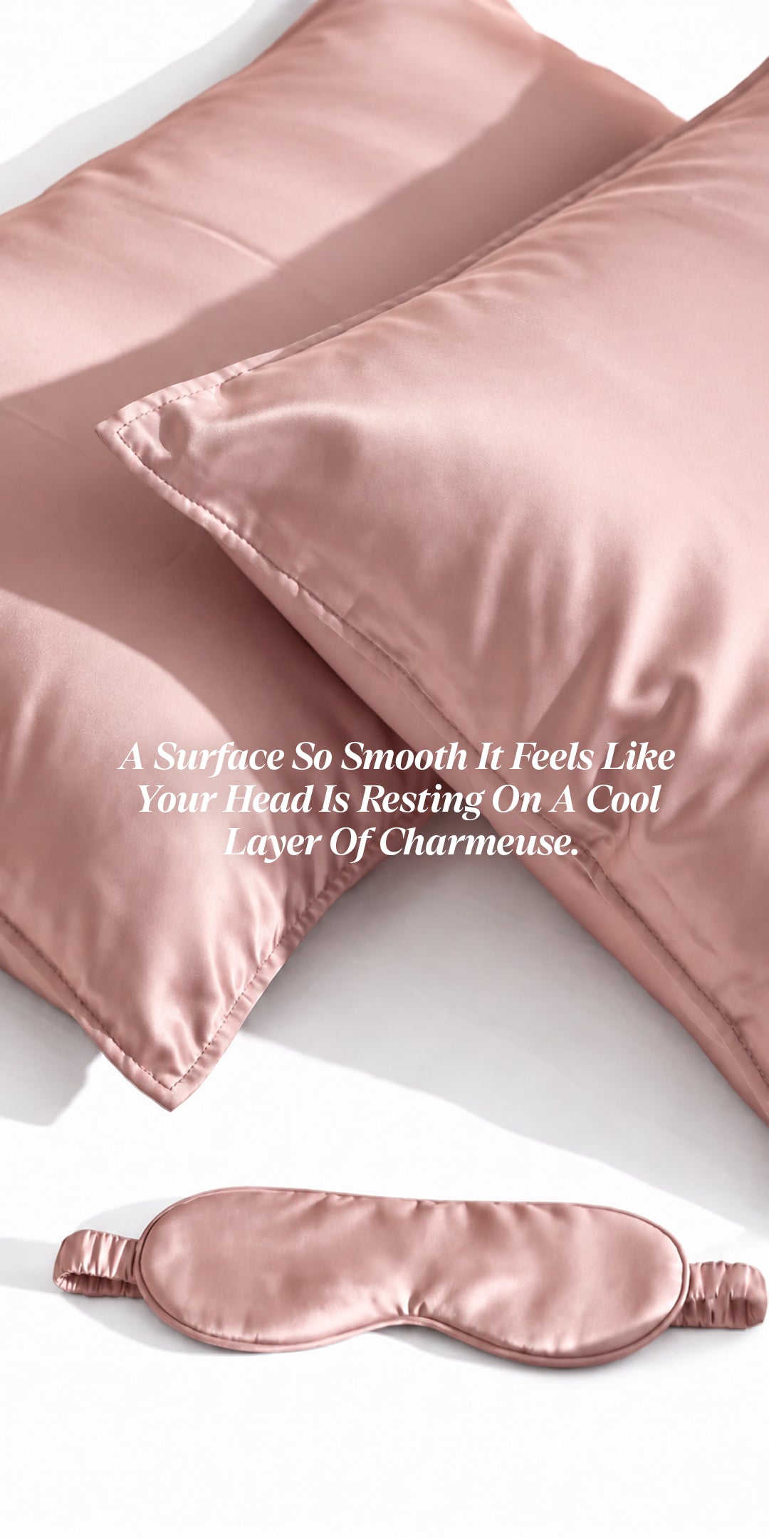 Zarf Glazed Charmeuse Satin Frizz-Reducing Pillow Cover - Orchid