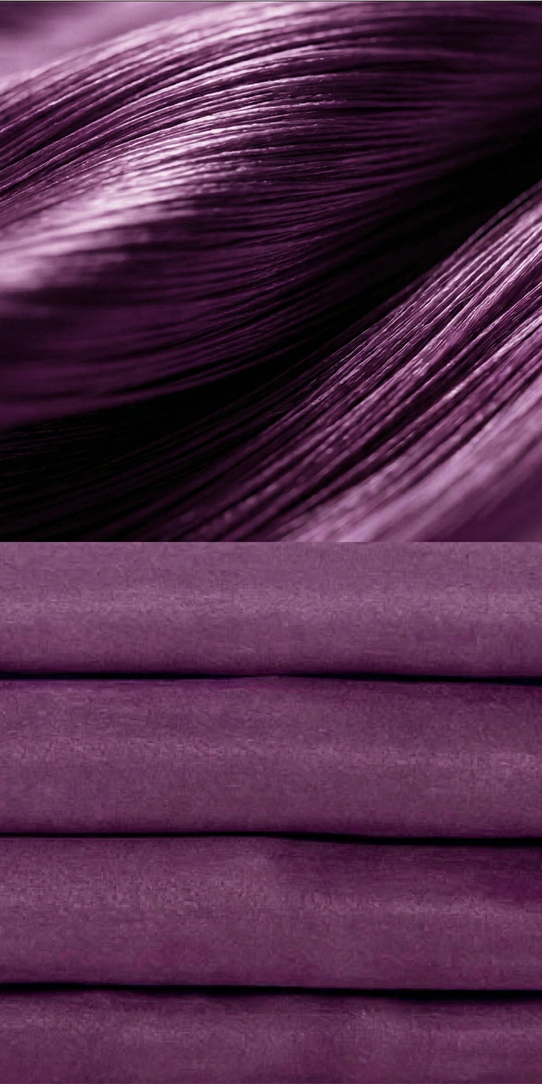 Zeries Egyptian Cotton Bedsheets With 2 Pillow Cases & 2 Cushion Covers - Plum