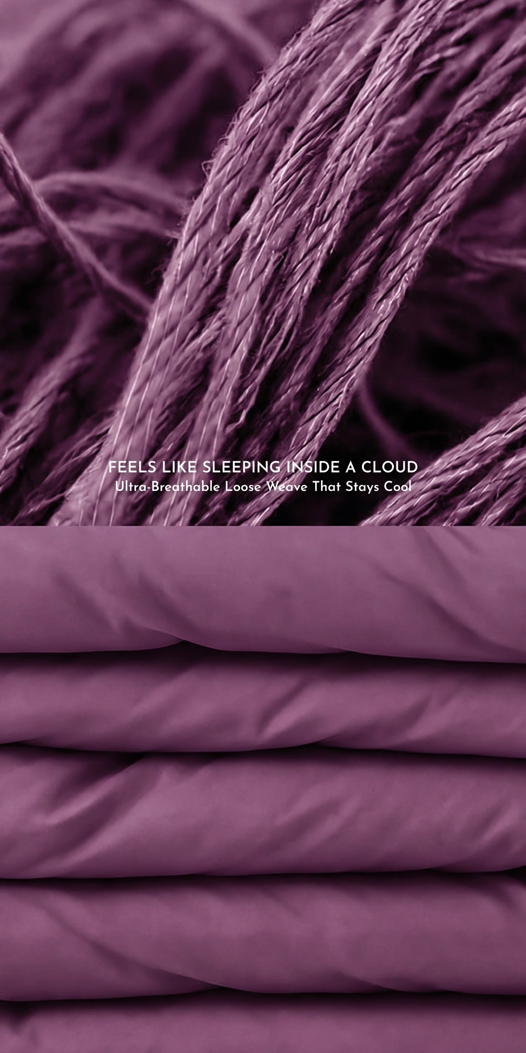 ZARF Egyptian Cotton Comforter With 2 Pillowcases & 2 Cushion Covers - Plum