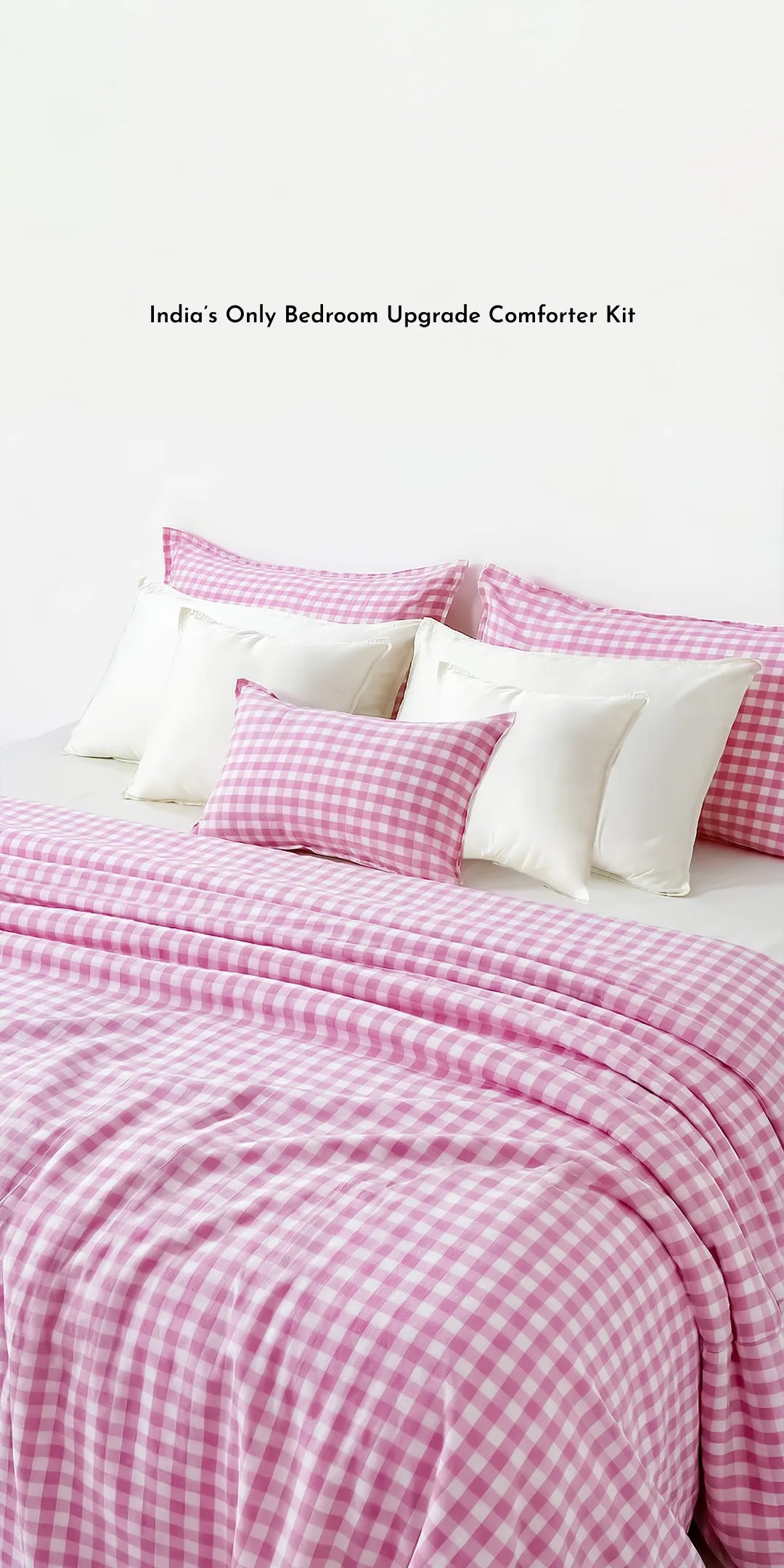 Zarf Linen Blend Bedding Set Of 9 - Poppy