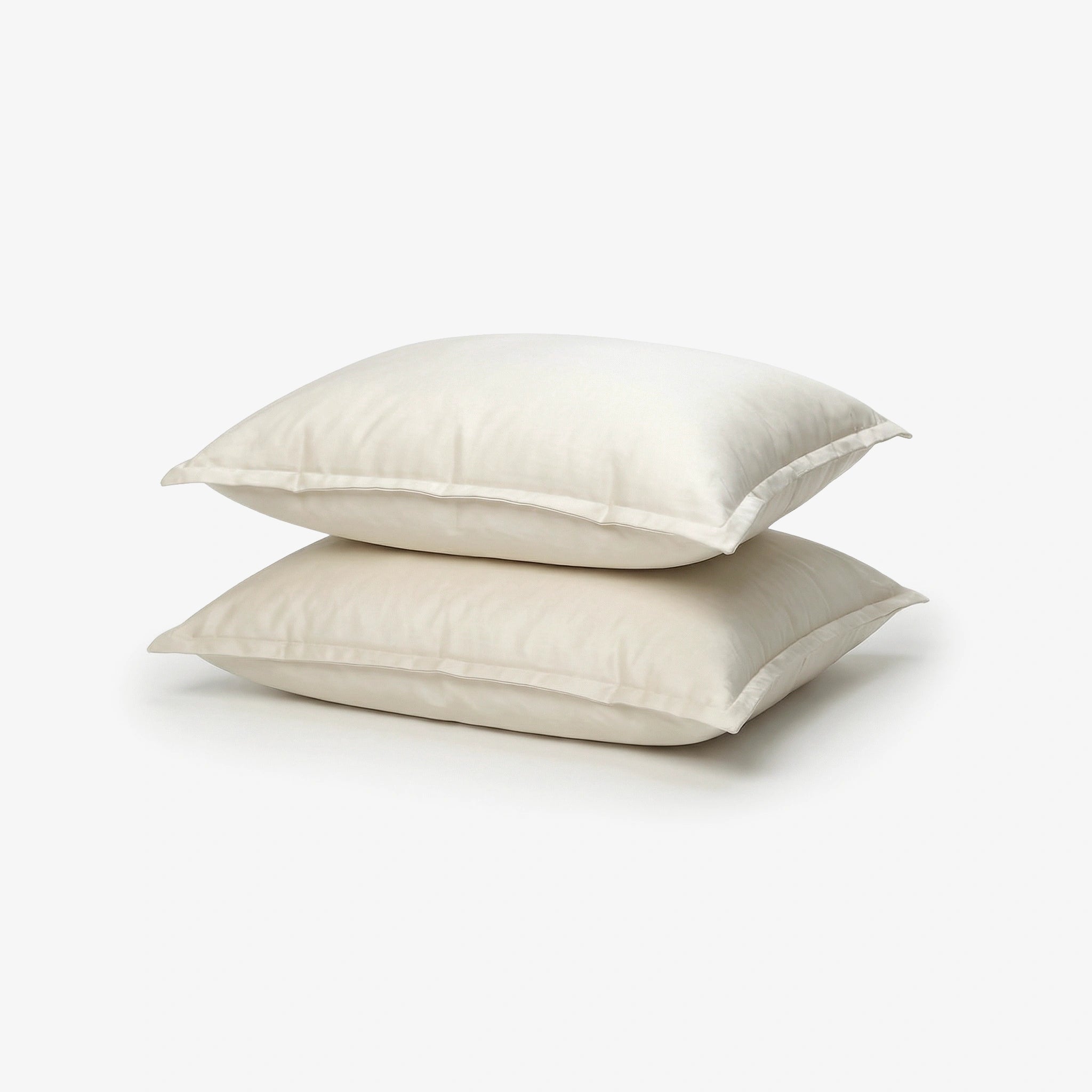 Italian Weave Cushion Covers- Set Of 2 - Porcelain